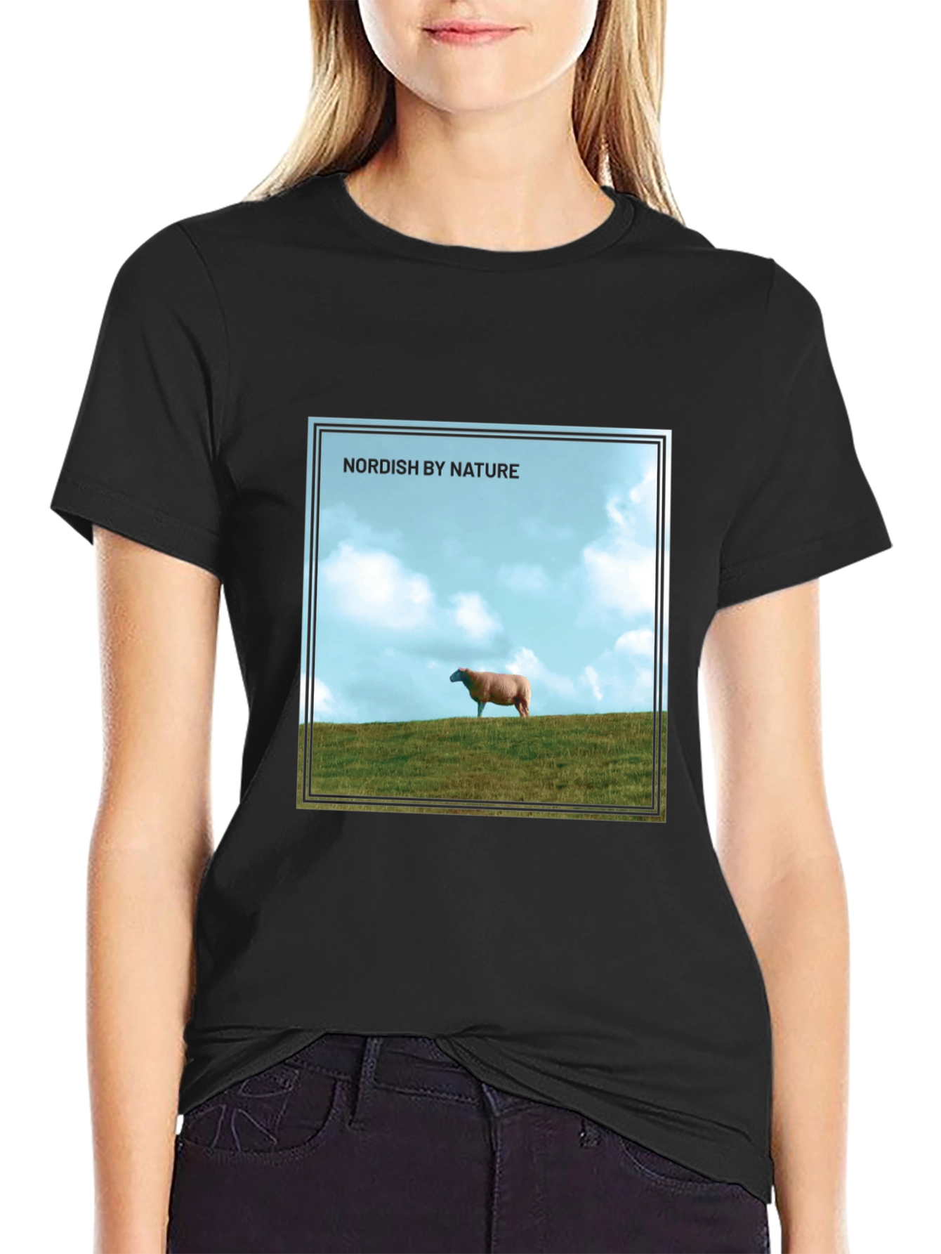Nordish By Nature Graphic T-Shirt - Black