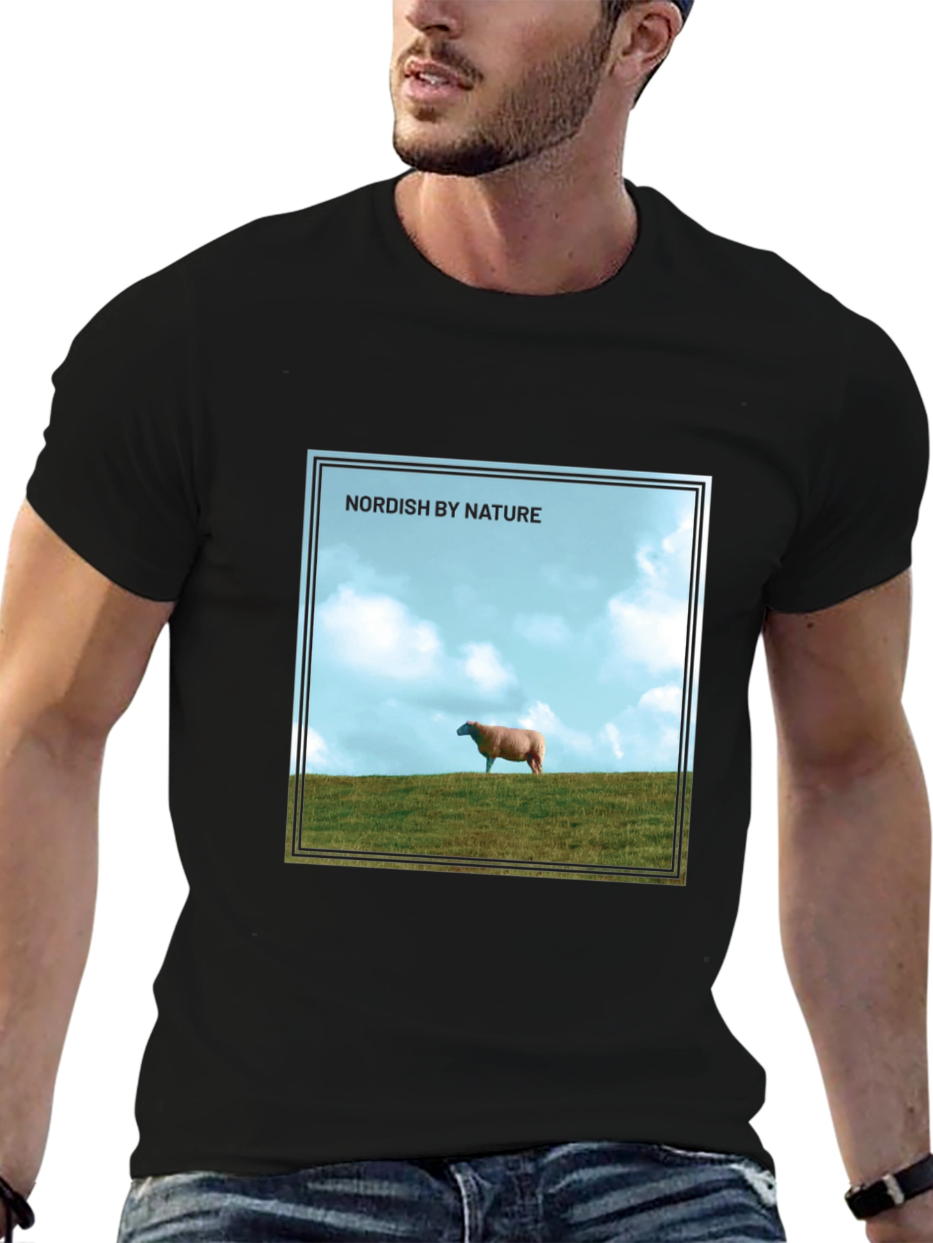 Nordish By Nature Graphic T-Shirt - Black