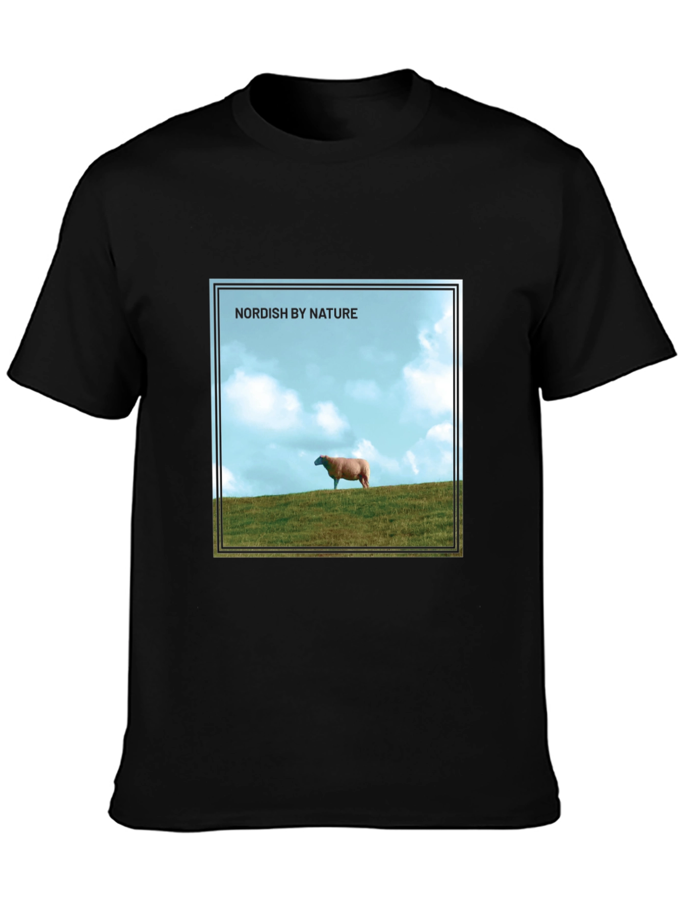 Nordish By Nature Graphic T-Shirt - Black
