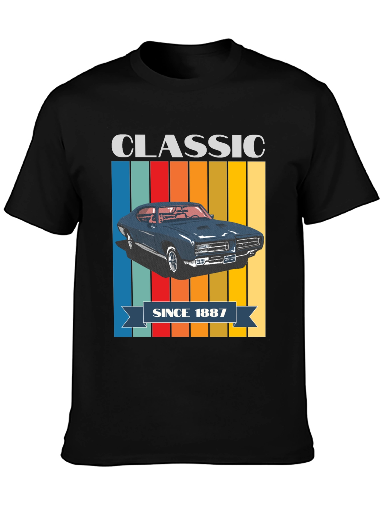 Classic Since 1887 Car T-Shirt