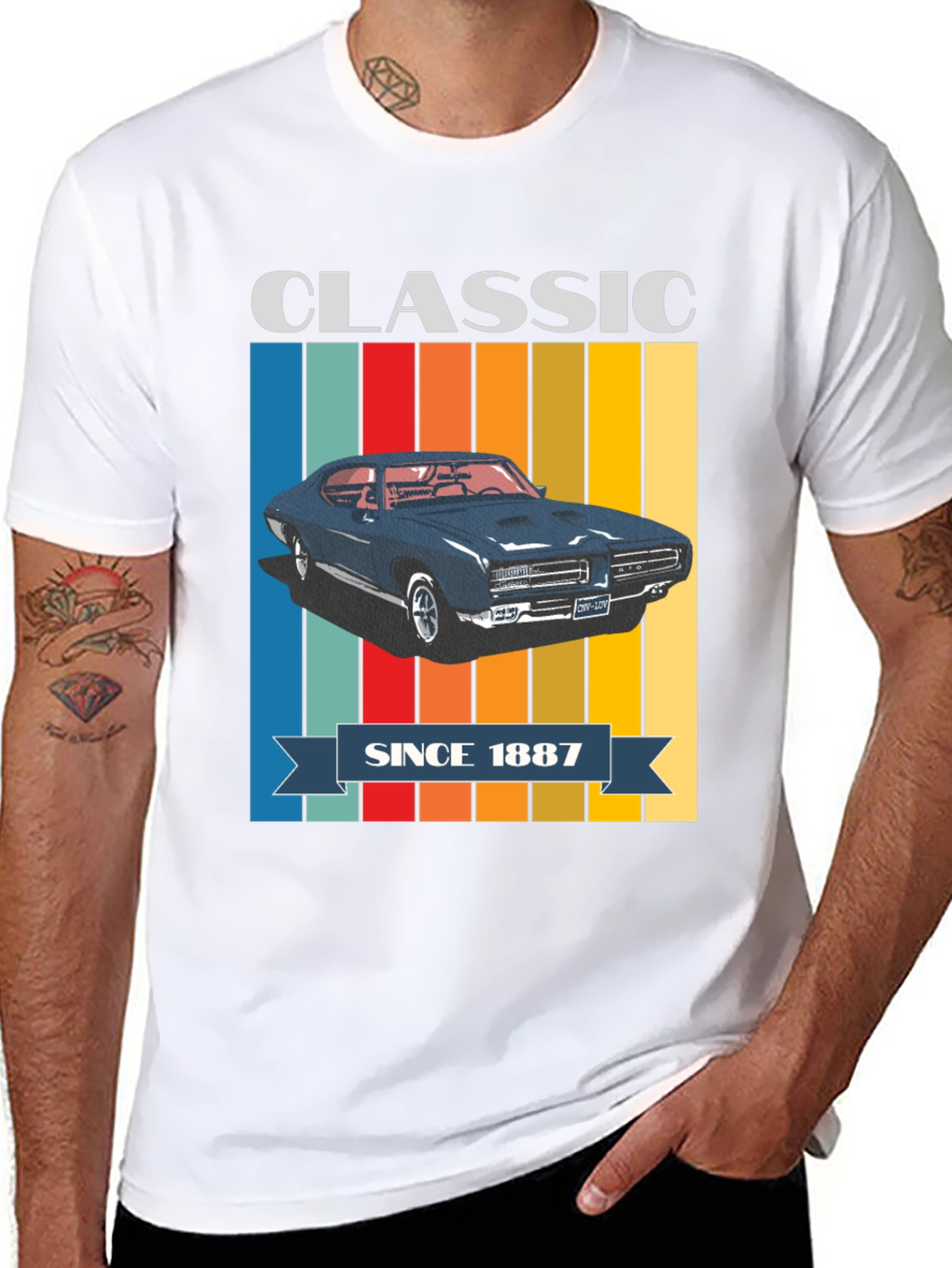 Classic Since 1887 Car T-Shirt