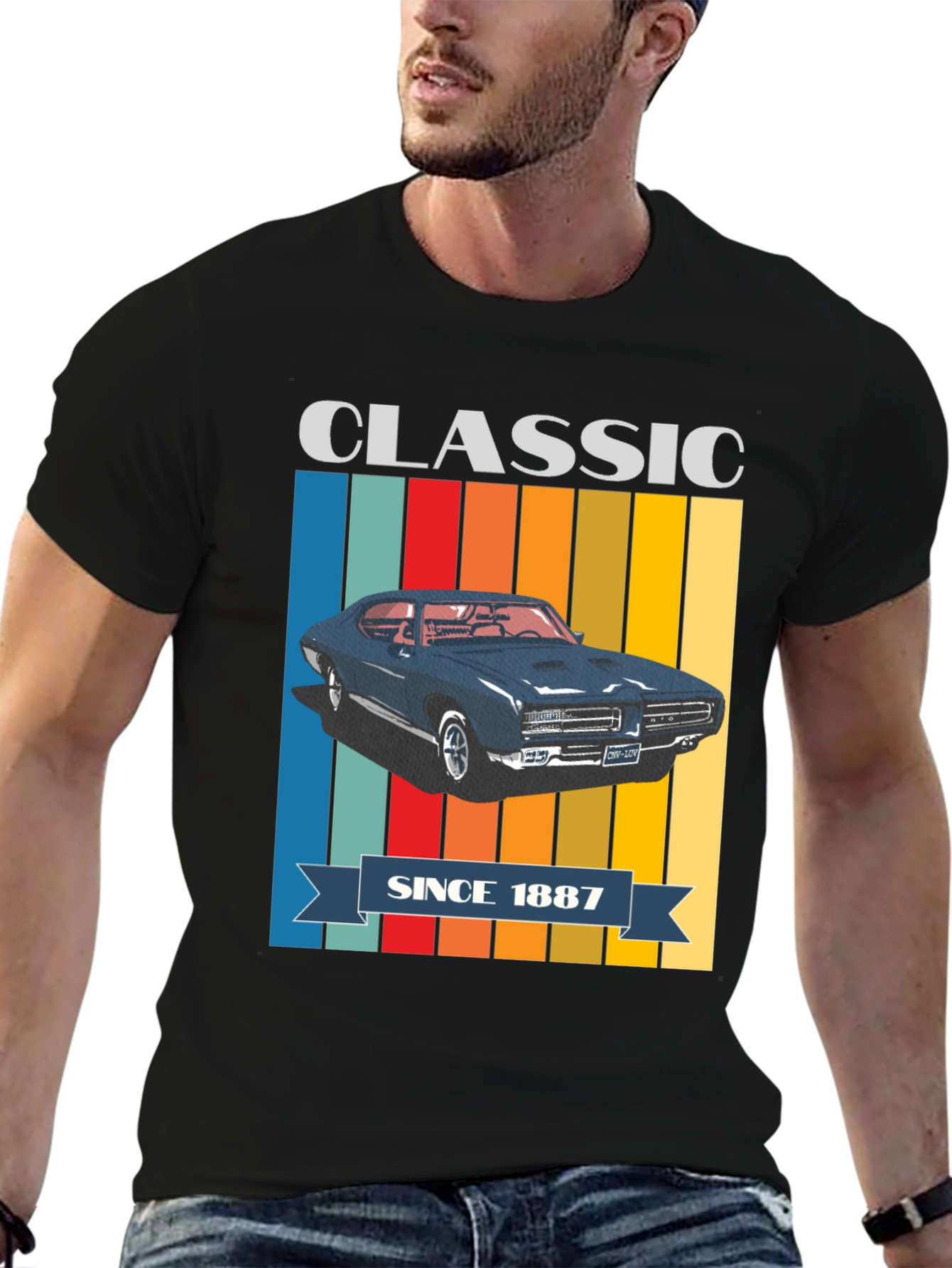 Classic Since 1887 Car T-Shirt