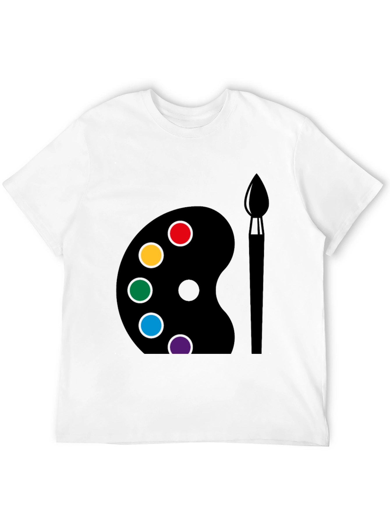 Art Palette Graphic Tee - Creative Design