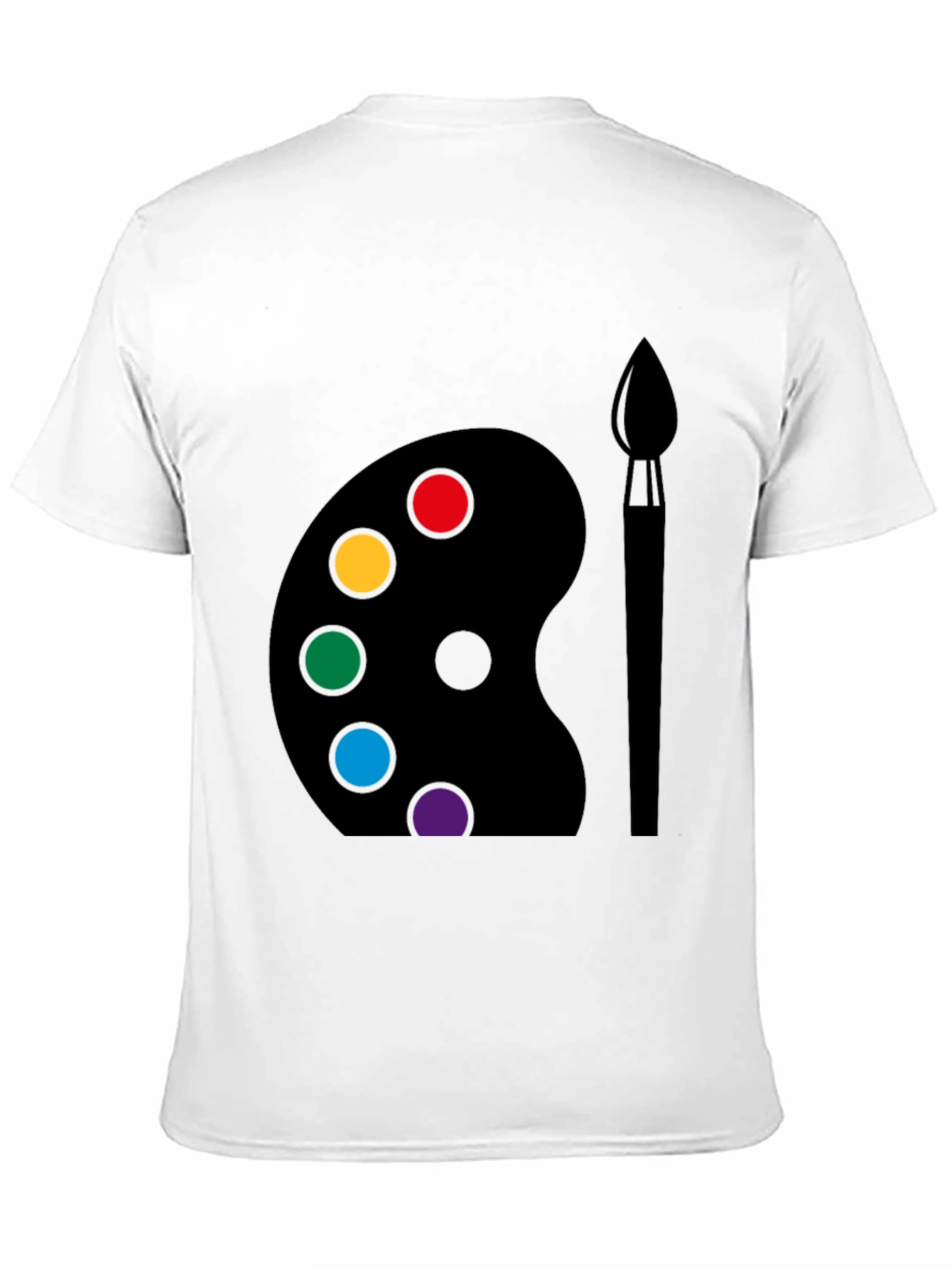 Art Palette Graphic Tee - Creative Design