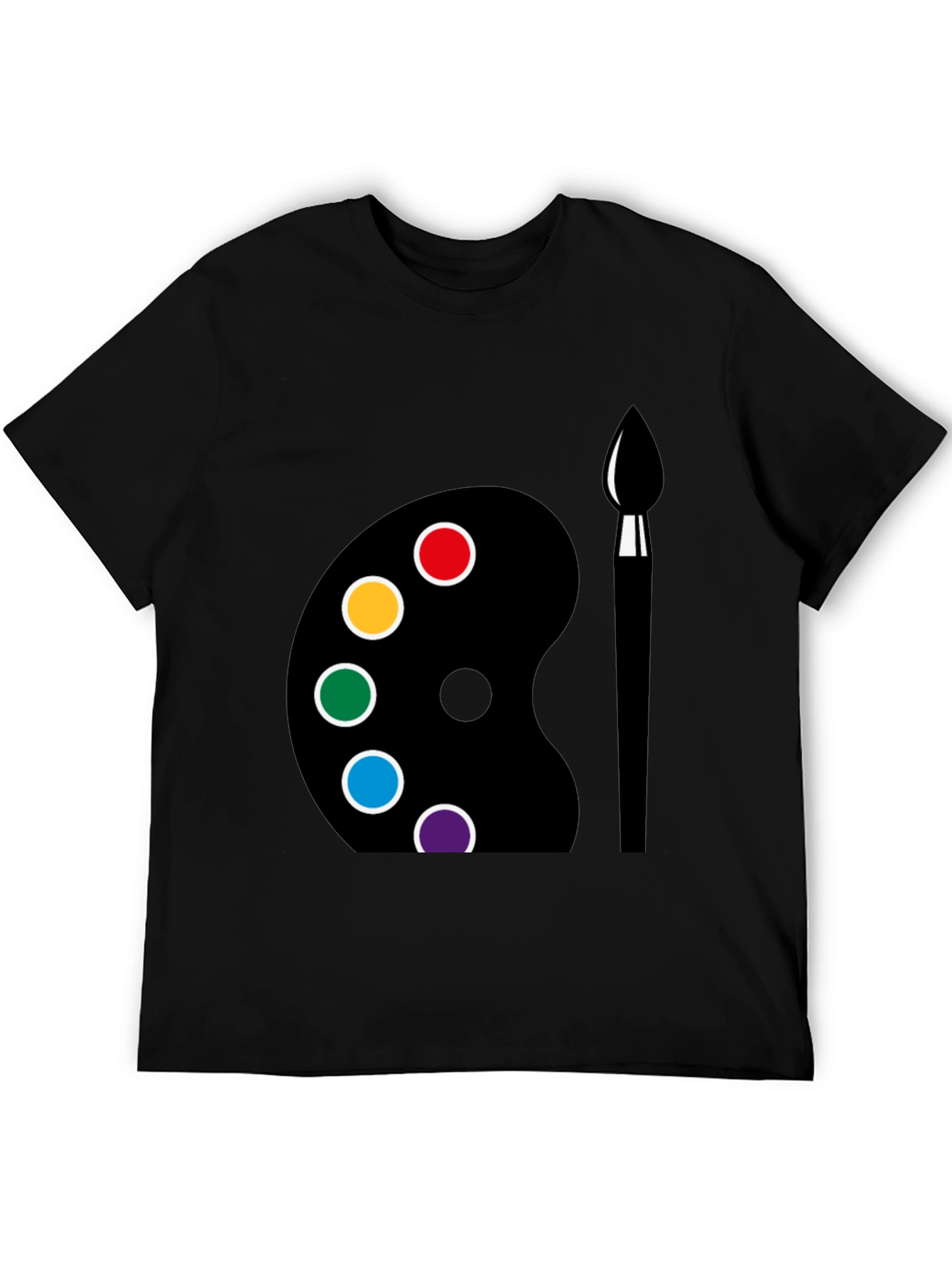 Art Palette Graphic Tee - Creative Design