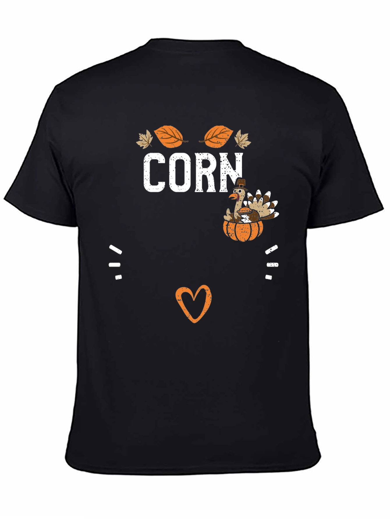 Corn Thanksgiving T-Shirt | Turkey Pumpkin