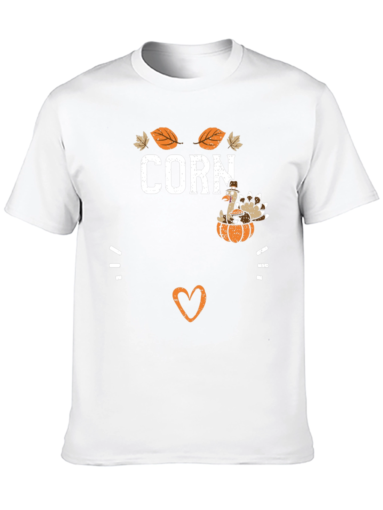 Corn Thanksgiving T-Shirt | Turkey Pumpkin