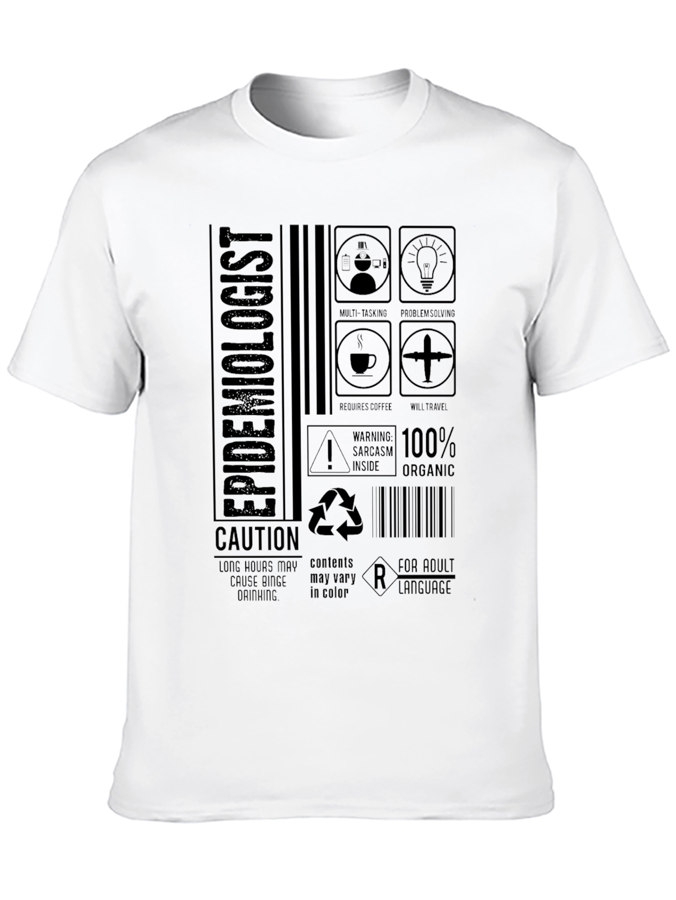 Epidemiologist Humor Graphic Tee - For Adults