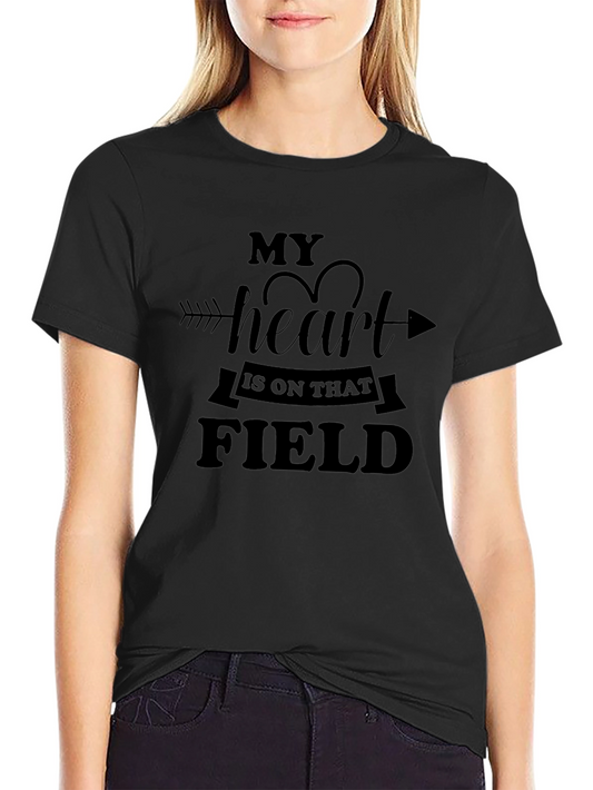 My Heart Is On That Field Graphic T-Shirt