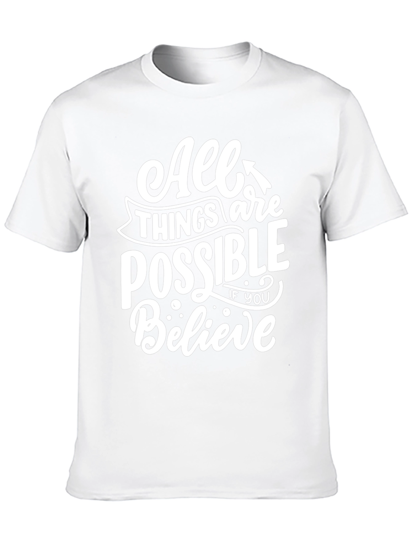 Inspirational Graphic Tee - All Things Are Possible