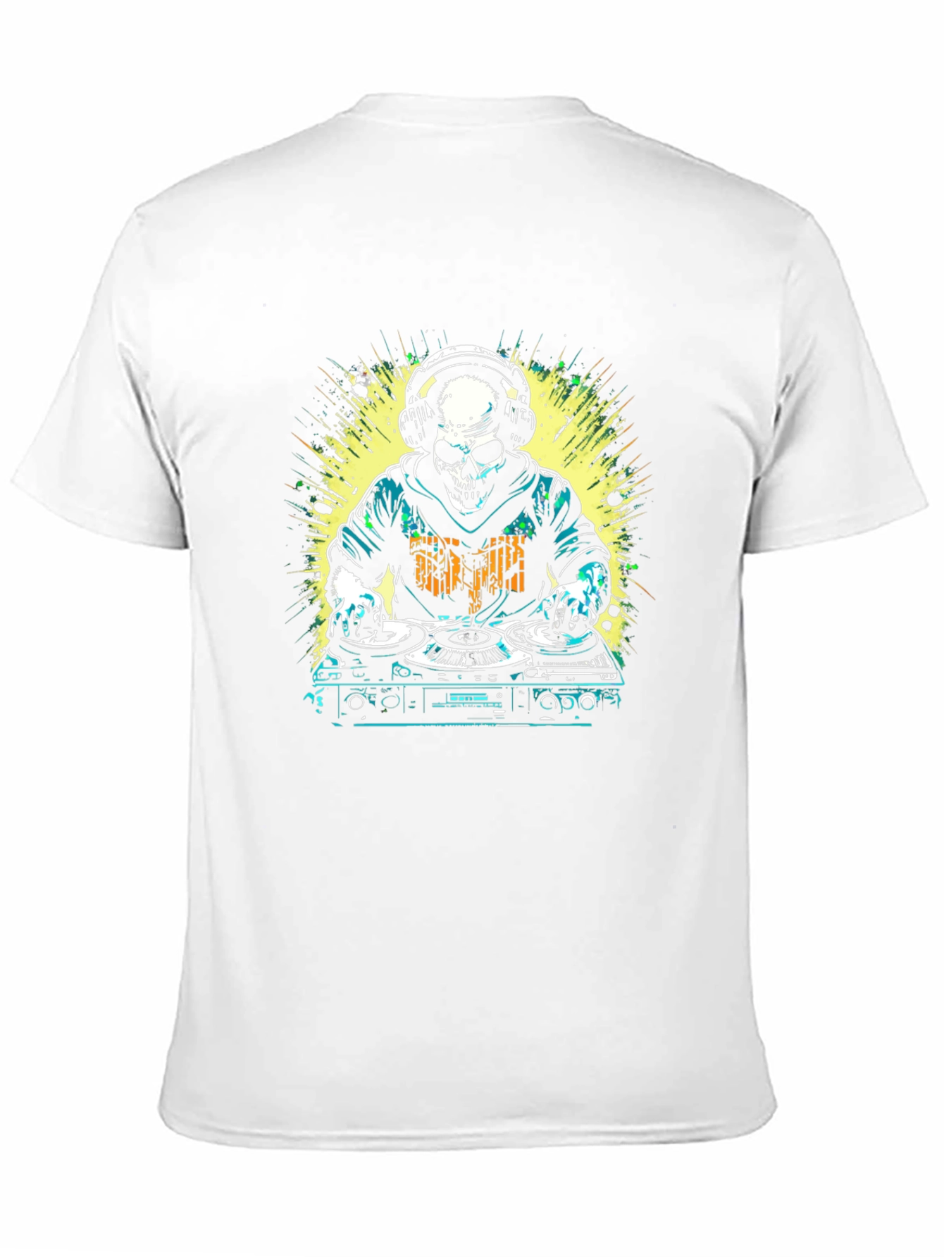 DJ Skull Graphic T-Shirt - Music Lover Tee