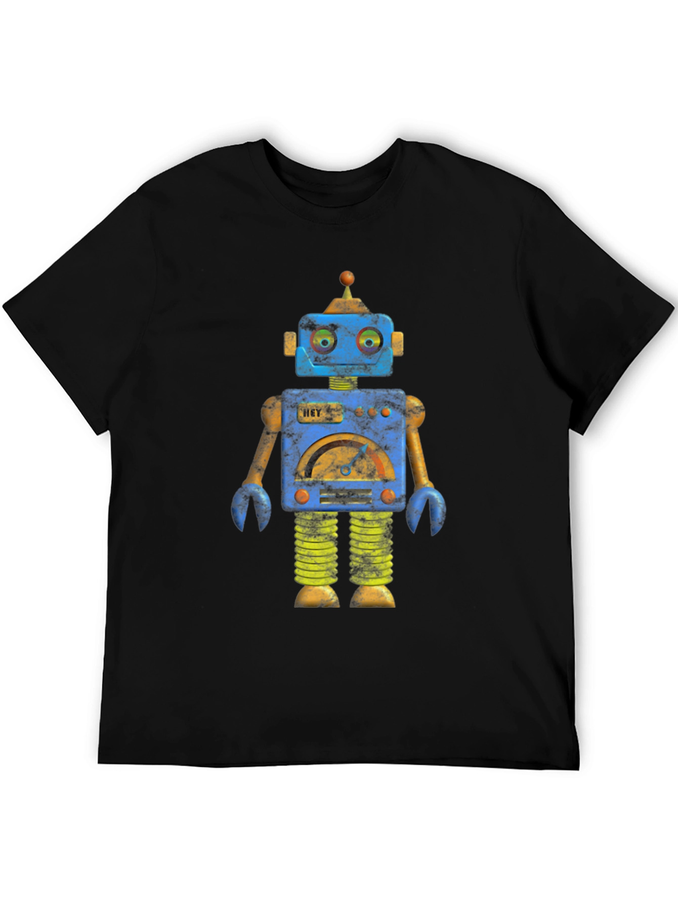 Robot Graphic Print T-Shirt