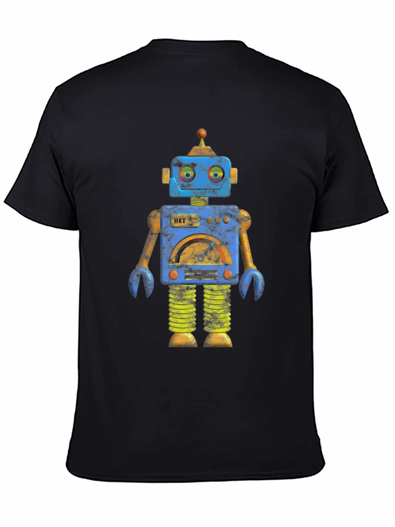 Robot Graphic Print T-Shirt