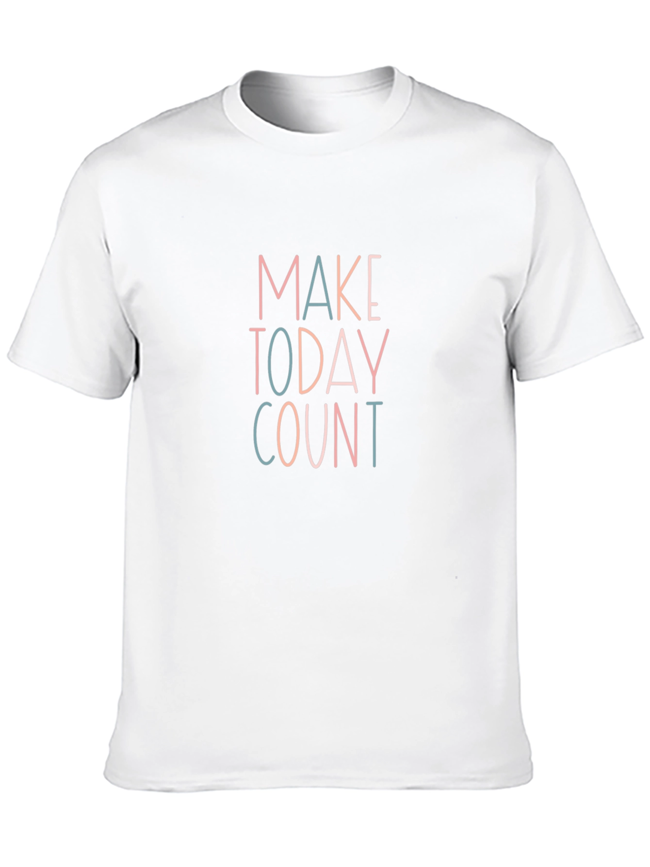 Make Today Count Graphic Tee - Positive Vibes