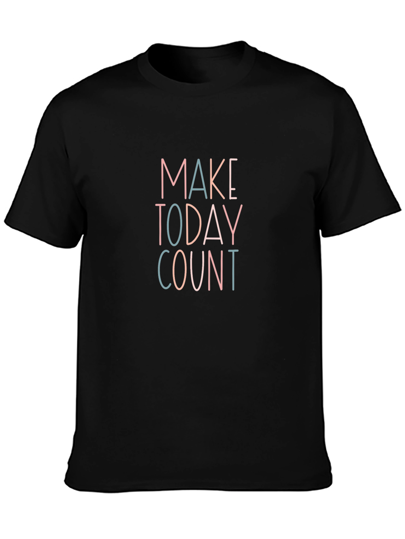 Make Today Count Graphic Tee - Positive Vibes