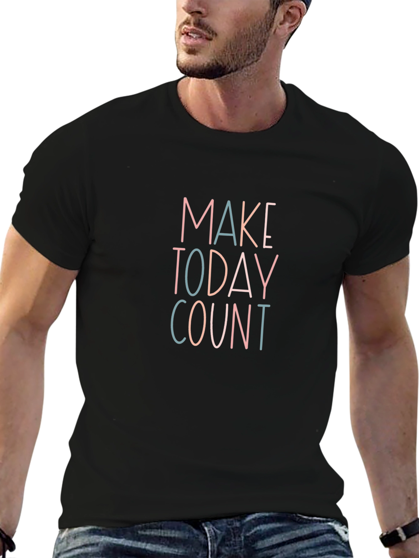 Make Today Count Graphic Tee - Positive Vibes