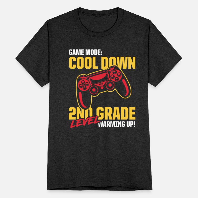 Kids Back to School Gamer Mode 2nd Grade Level