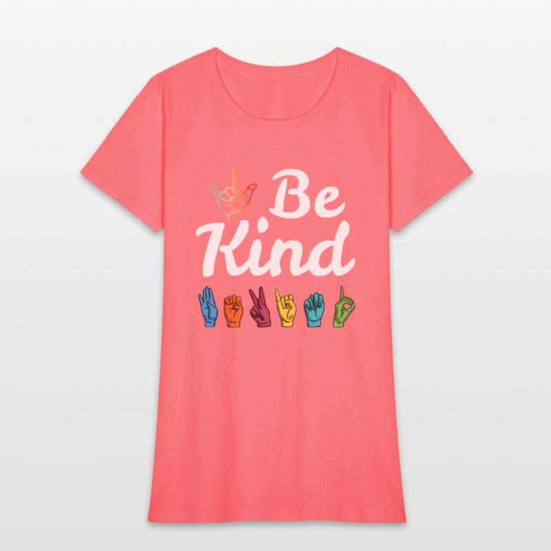 Kindness Asl Sign Language Anti Bullying Teacher B