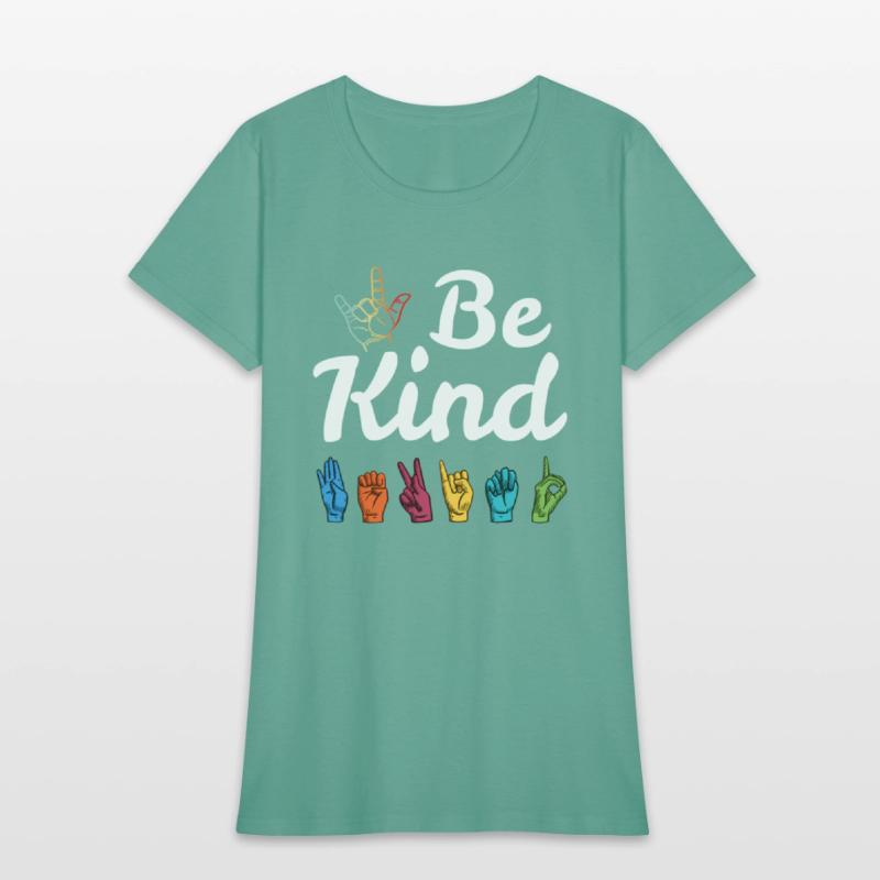 Kindness Asl Sign Language Anti Bullying Teacher B