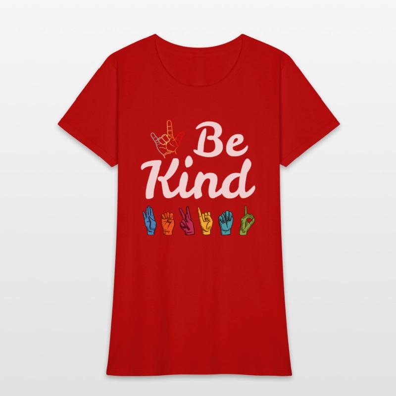 Kindness Asl Sign Language Anti Bullying Teacher B
