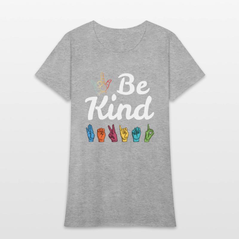 Kindness Asl Sign Language Anti Bullying Teacher B
