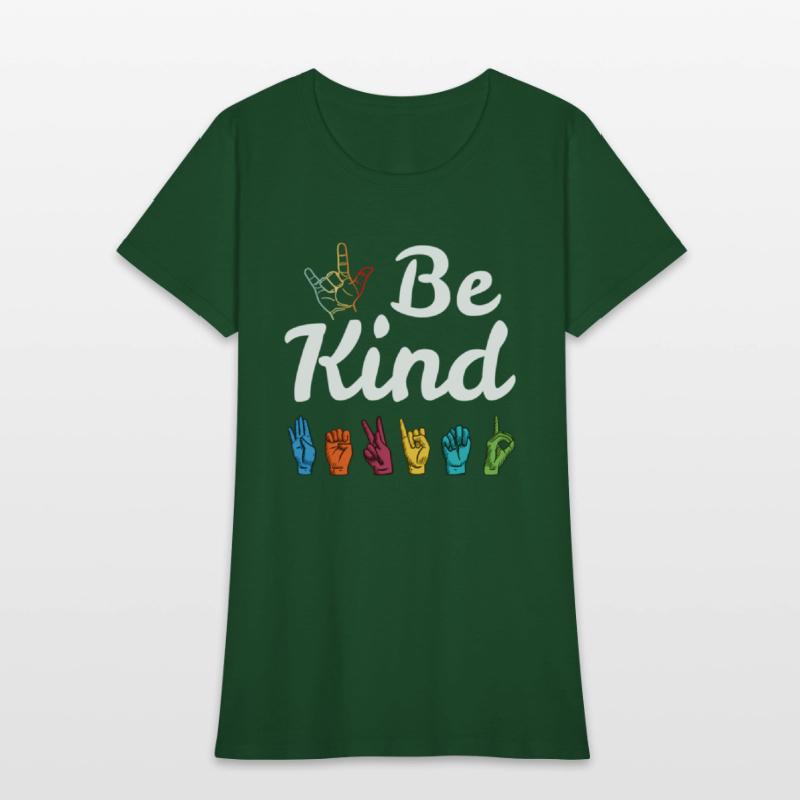 Kindness Asl Sign Language Anti Bullying Teacher B