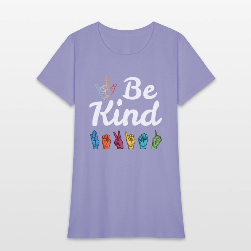 Kindness Asl Sign Language Anti Bullying Teacher B