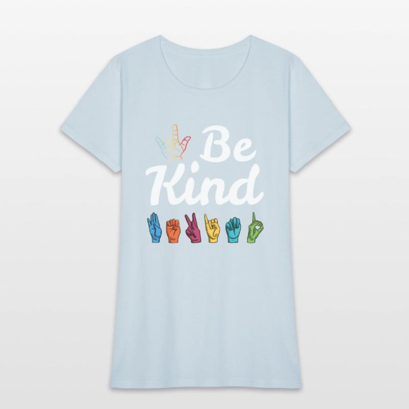 Kindness Asl Sign Language Anti Bullying Teacher B