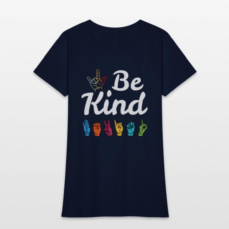 Kindness Asl Sign Language Anti Bullying Teacher B