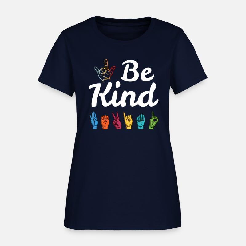 Kindness Asl Sign Language Anti Bullying Teacher B