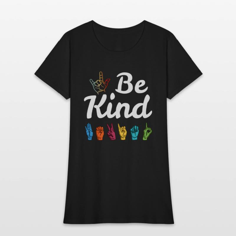Kindness Asl Sign Language Anti Bullying Teacher B