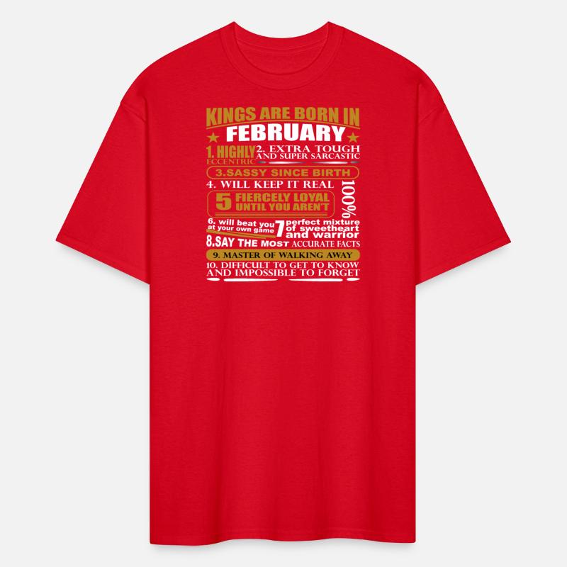 Kings are born in February, Gift birthday for him