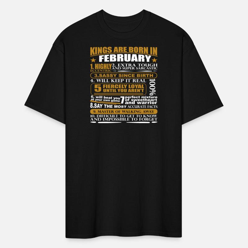 Kings are born in February, Gift birthday for him