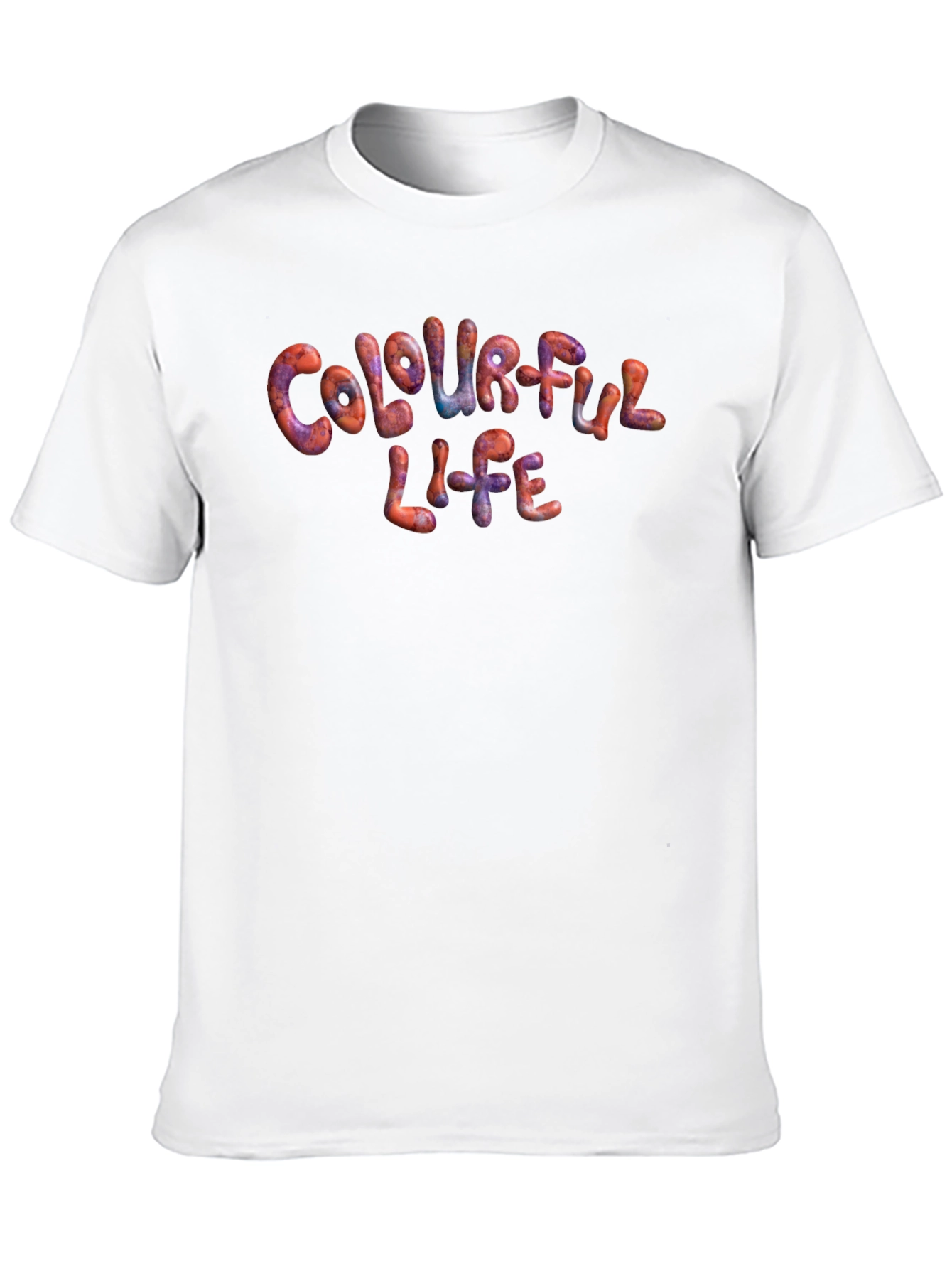 Colourful Life Black T-Shirt
