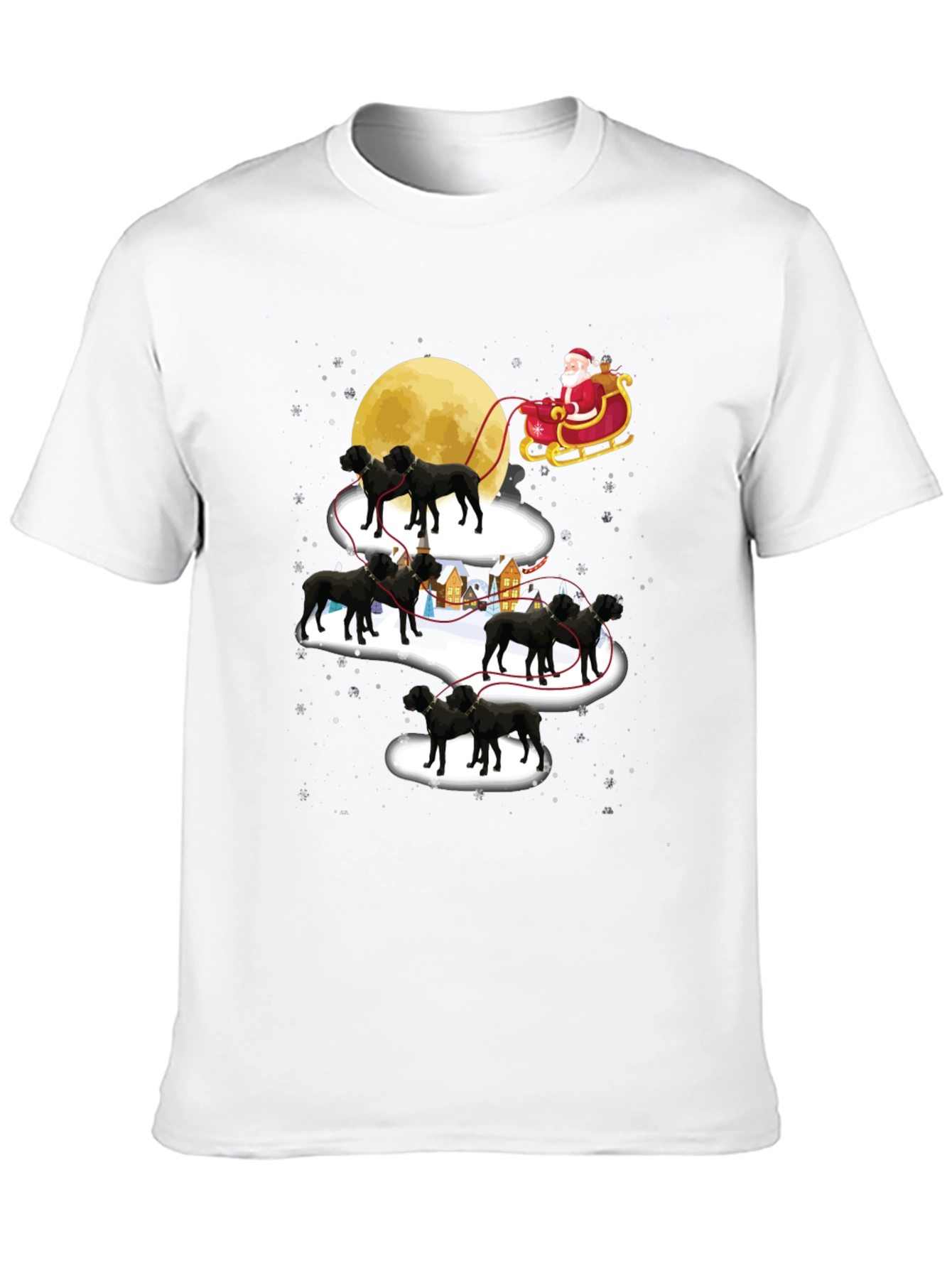 Rottweiler Christmas Santa T-Shirt