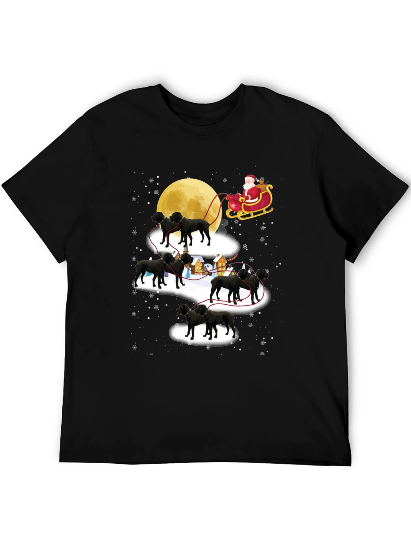 Rottweiler Christmas Santa T-Shirt