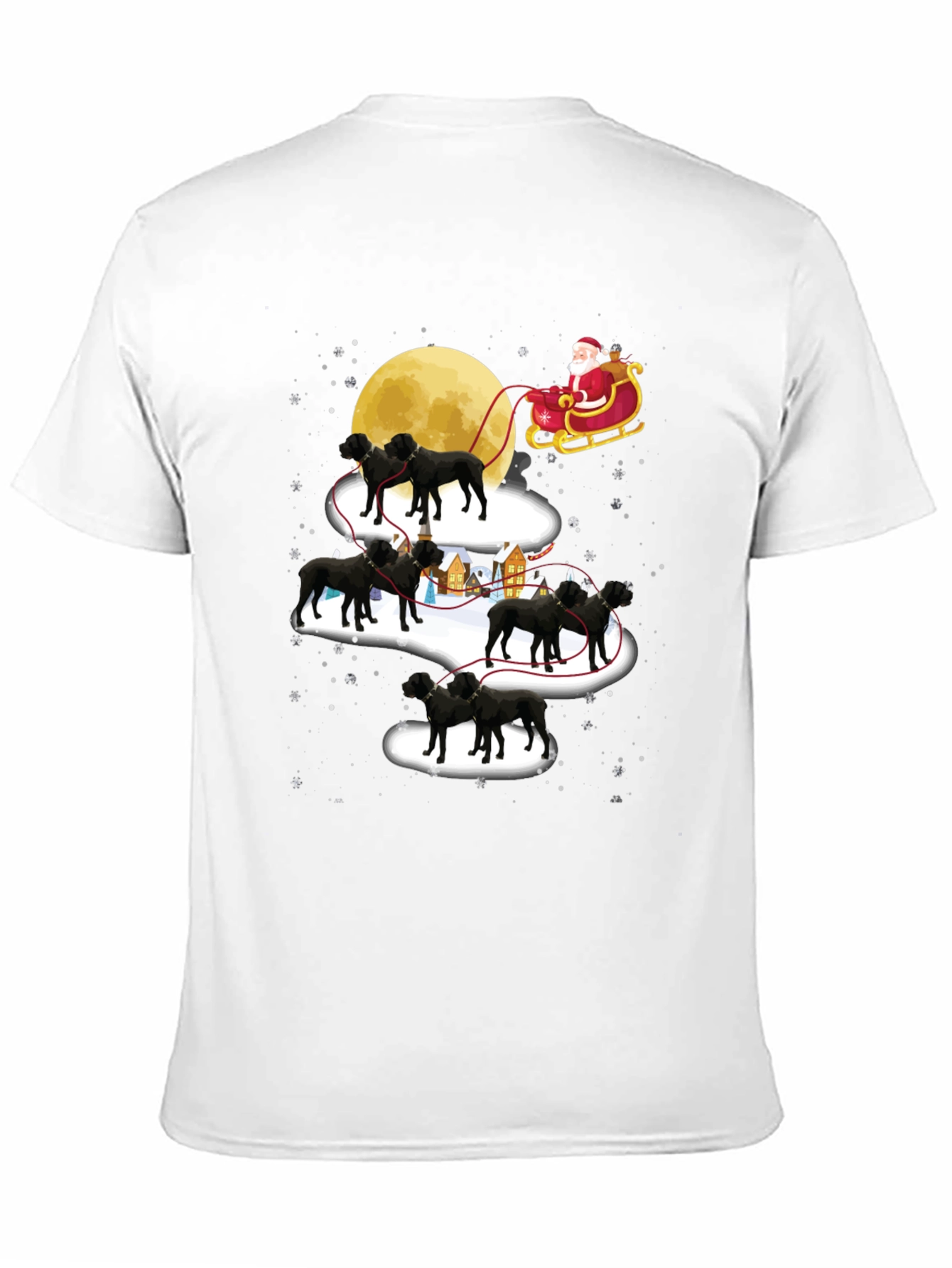 Rottweiler Christmas Santa T-Shirt