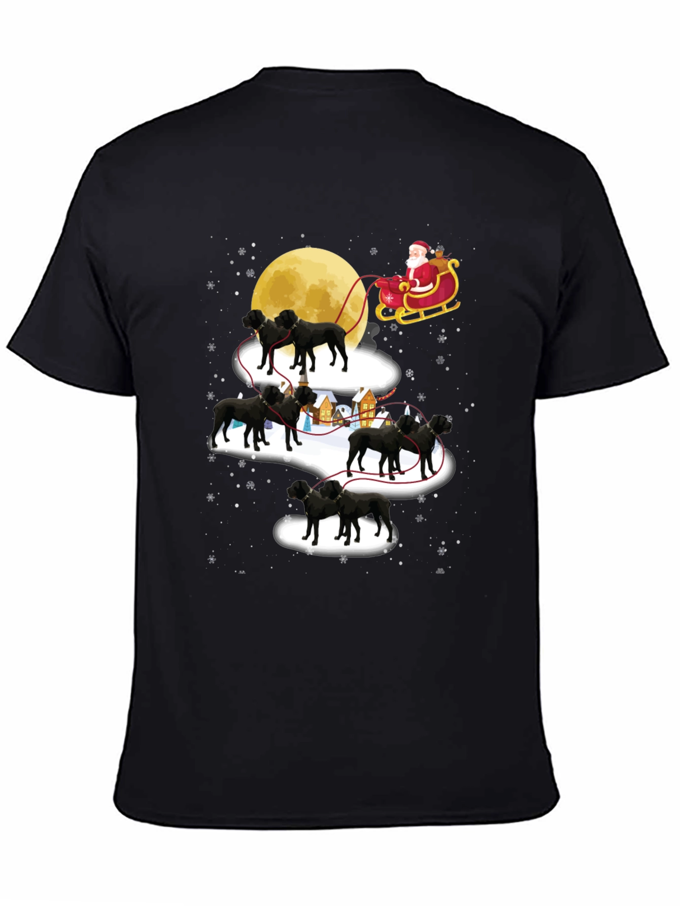 Rottweiler Christmas Santa T-Shirt