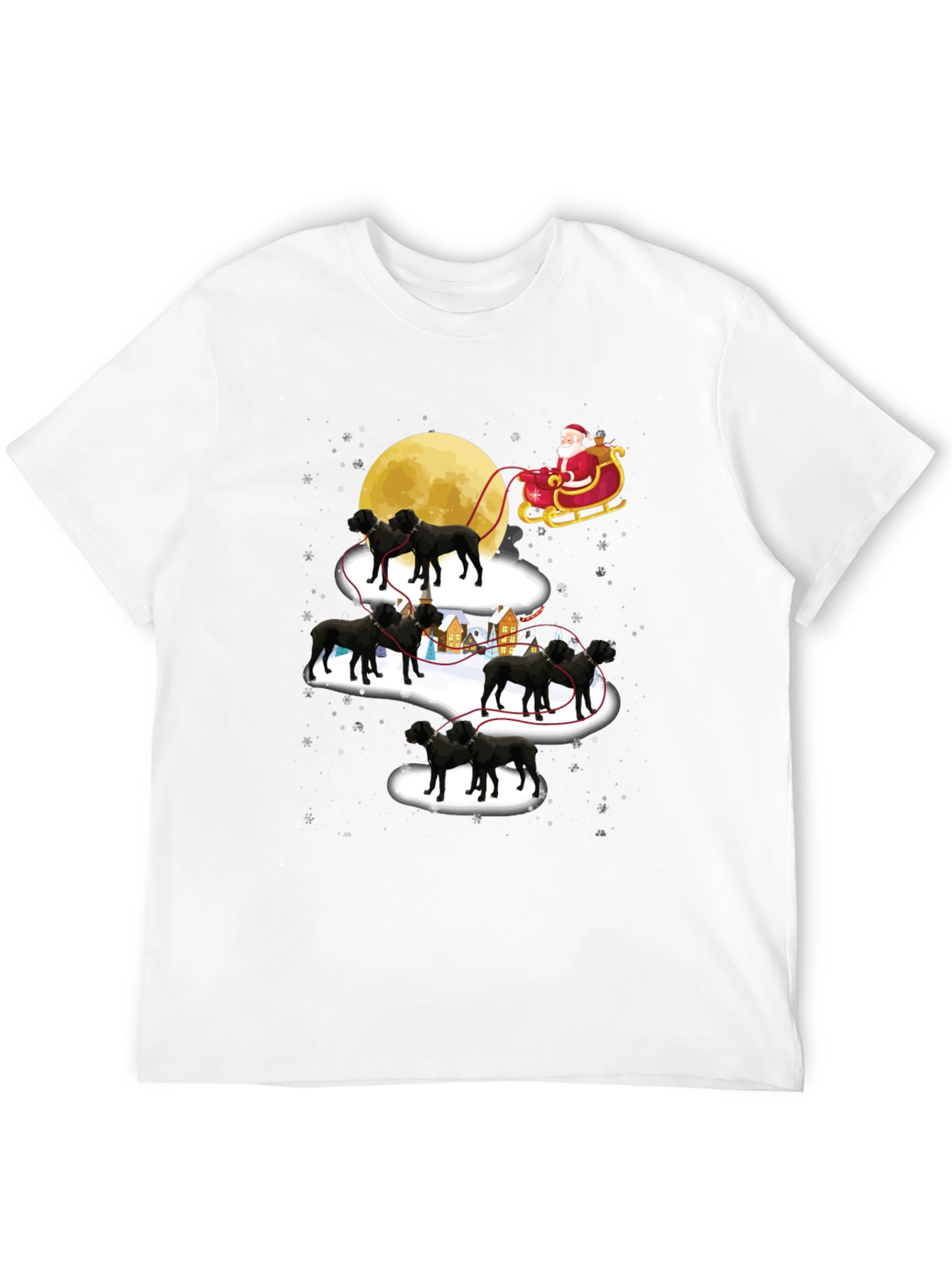 Rottweiler Christmas Santa T-Shirt