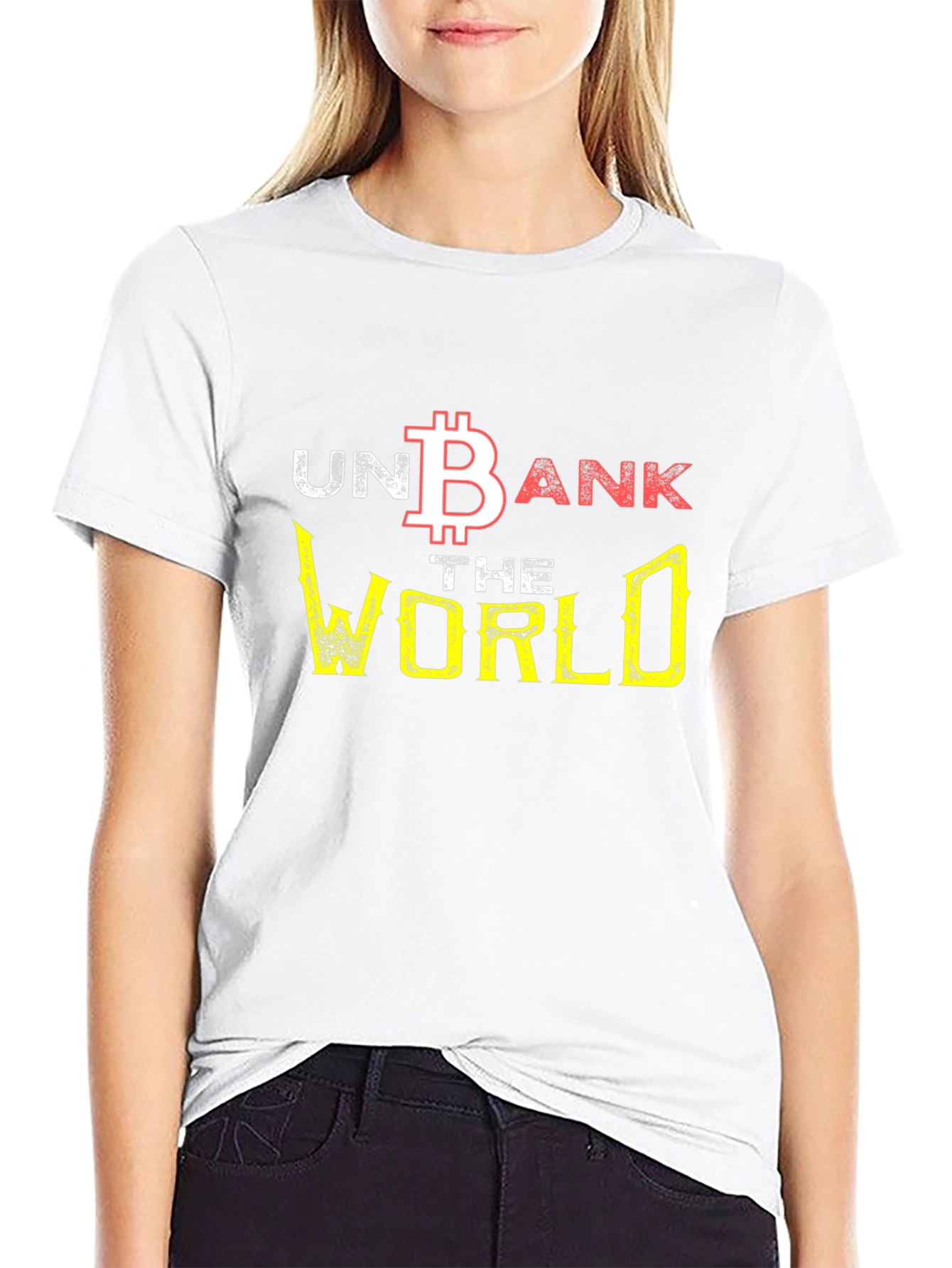 Unbank the World Bitcoin Graphic Tee - Black