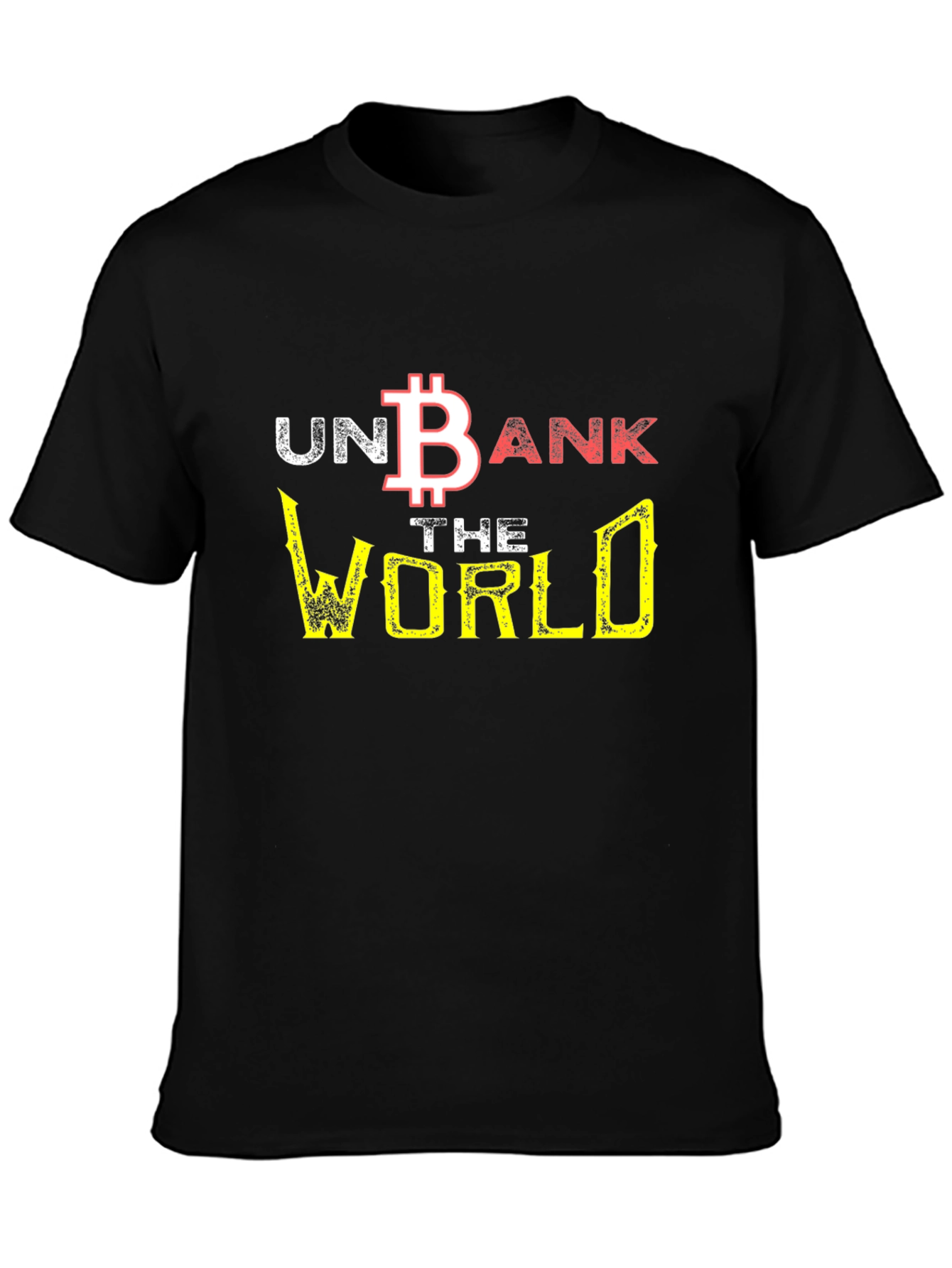 Unbank the World Bitcoin Graphic Tee - Black