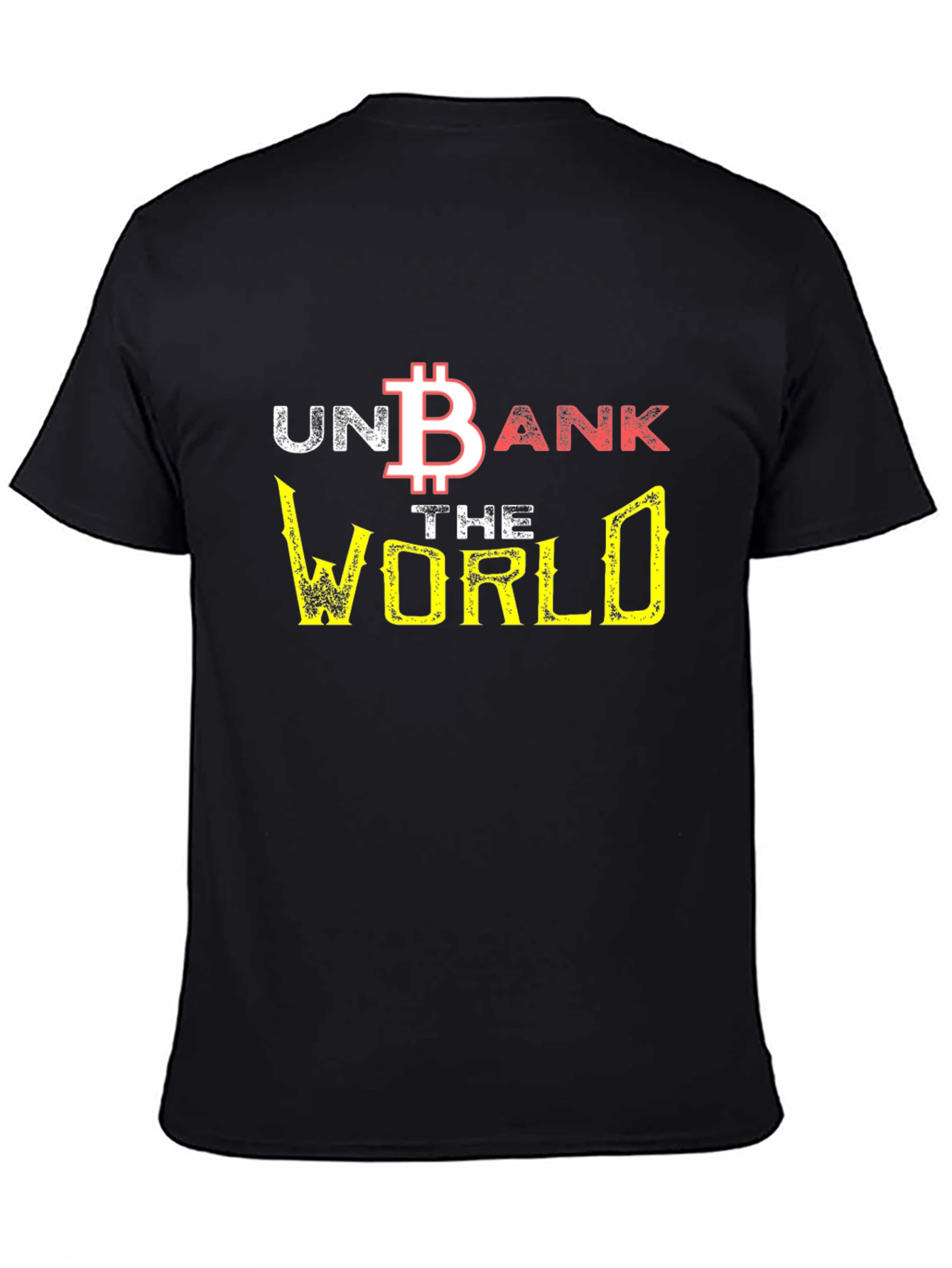 Unbank the World Bitcoin Graphic Tee - Black