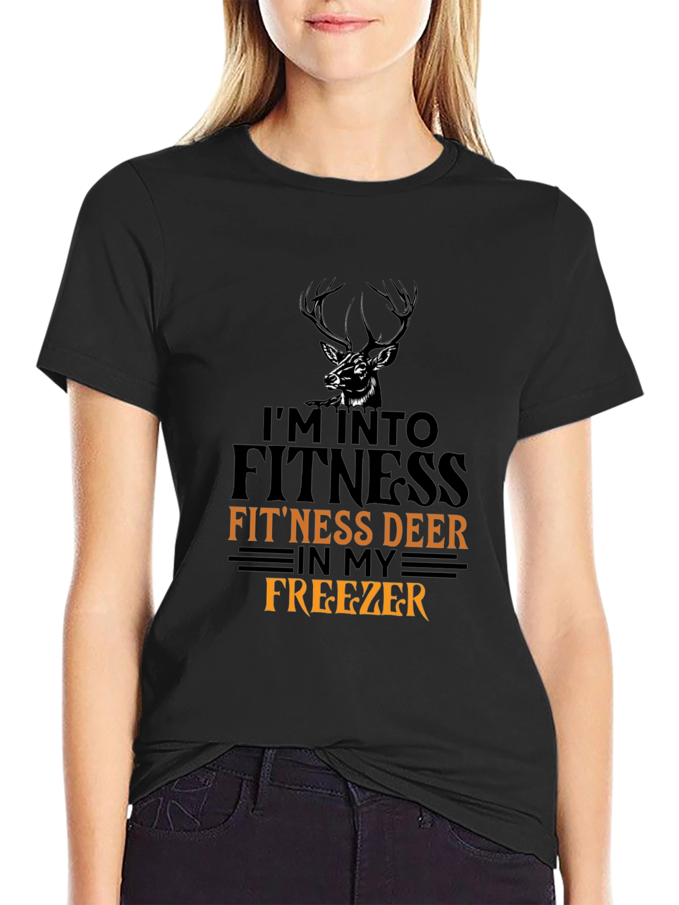 Fitness Deer T-Shirt - Funny Hunting Tee