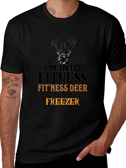 Fitness Deer T-Shirt - Funny Hunting Tee