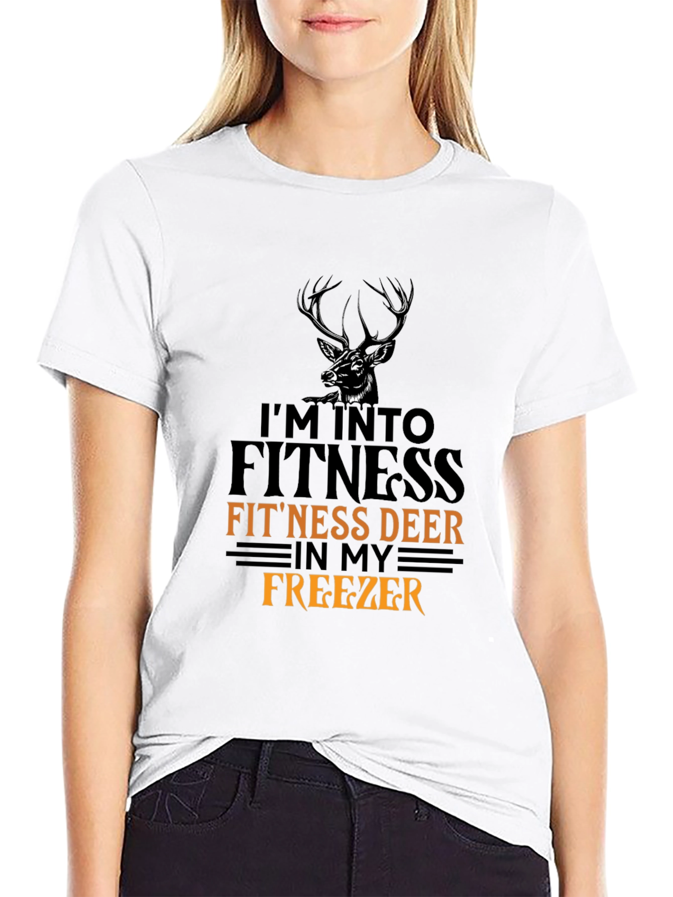 Fitness Deer T-Shirt - Funny Hunting Tee