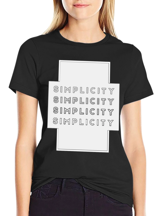 Simplicity T-Shirt - Minimalist Design Tee