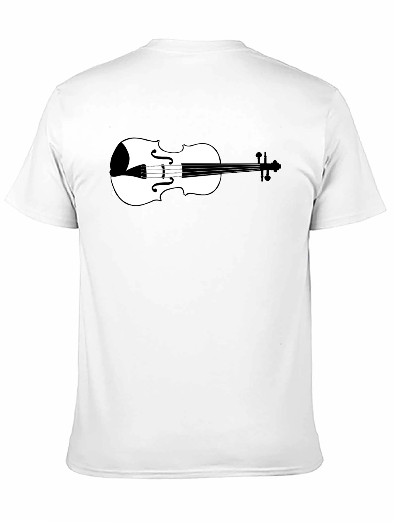 Violin Graphic Tee - Classic Musician Style