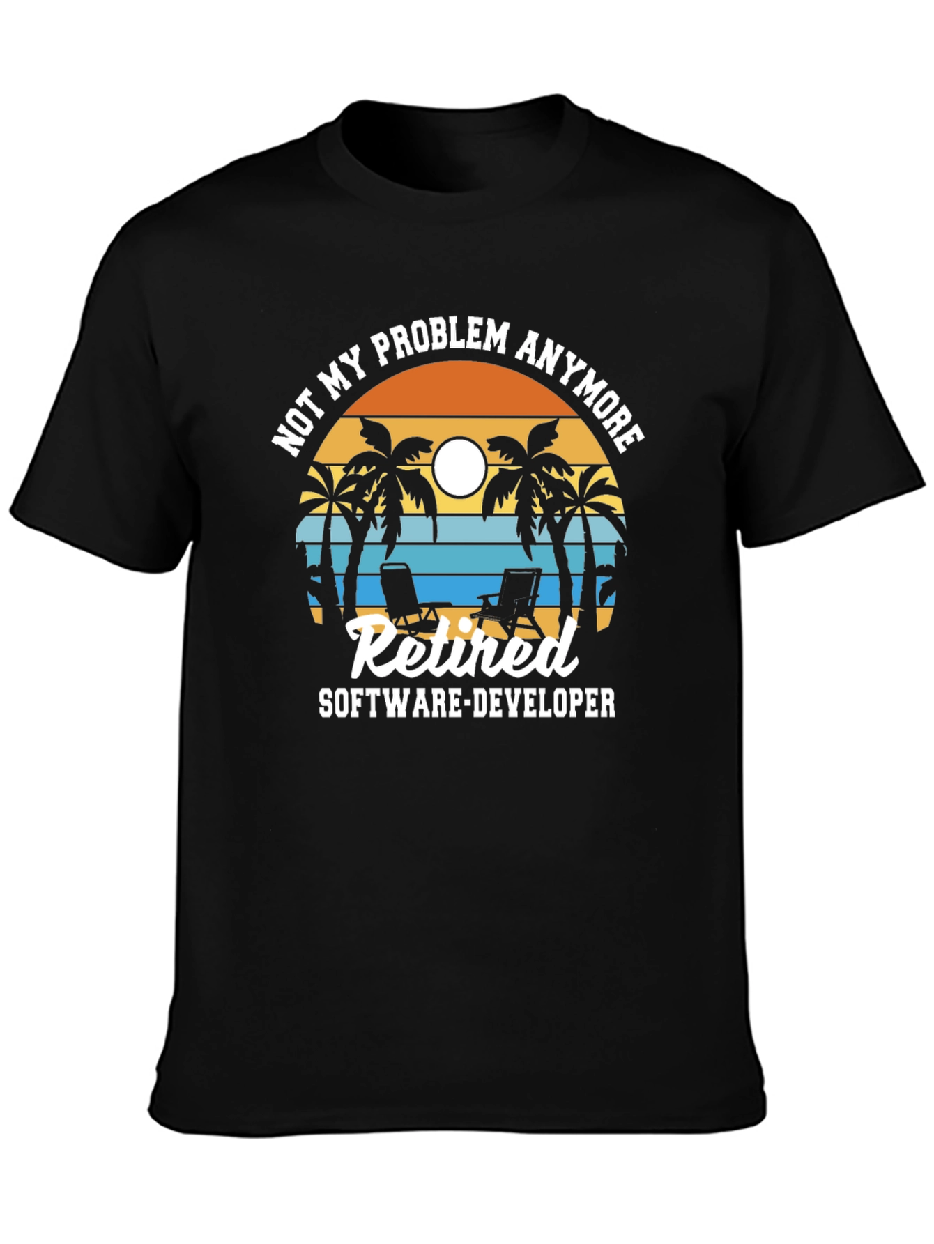 Retired Software Developer Graphic T-Shirt
