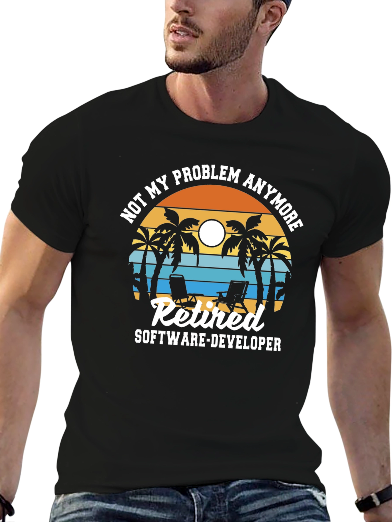 Retired Software Developer Graphic T-Shirt