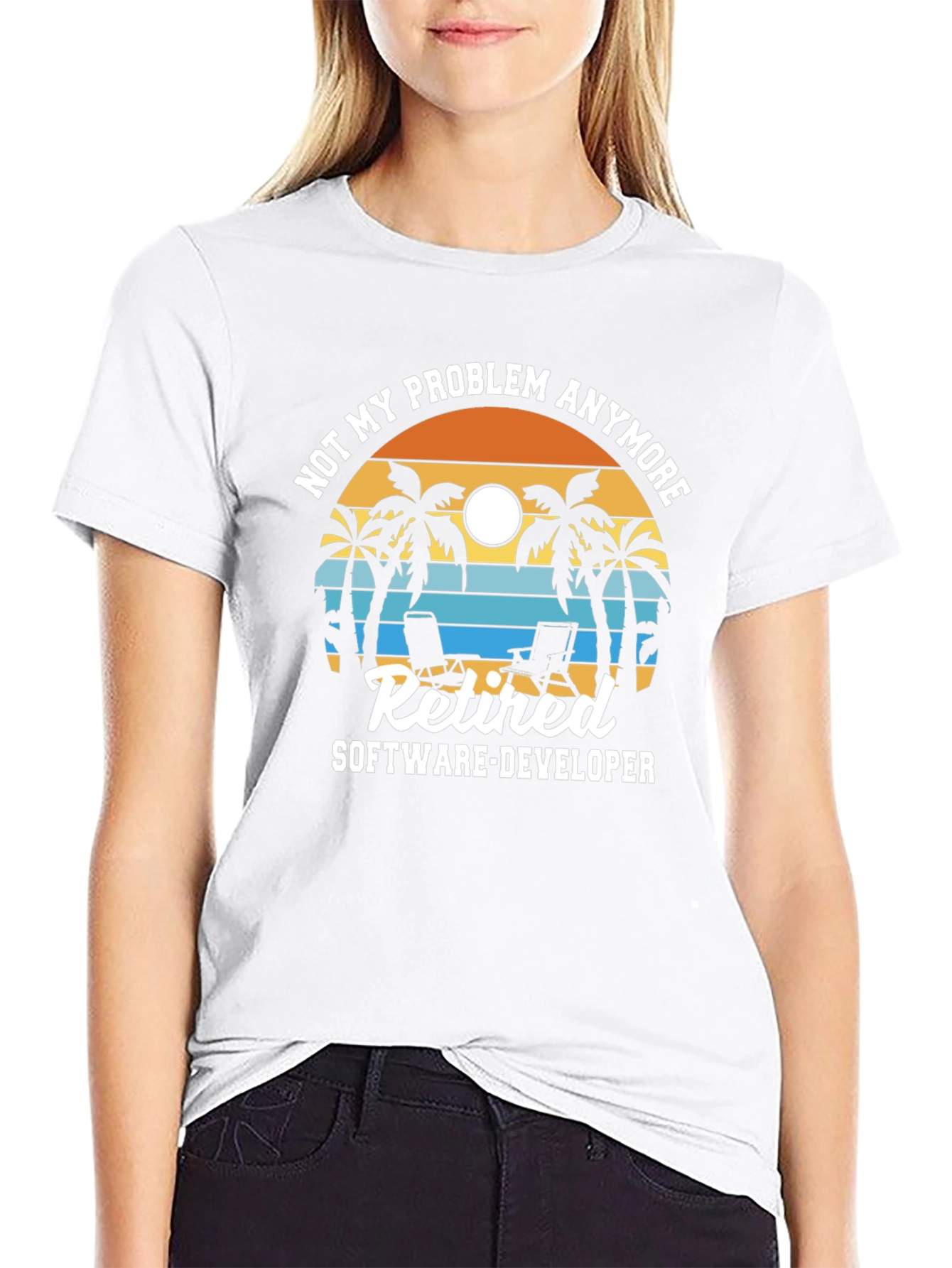 Retired Software Developer Graphic T-Shirt